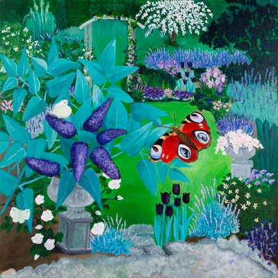 Mauve Garden, 2013 by Maggie Rowe